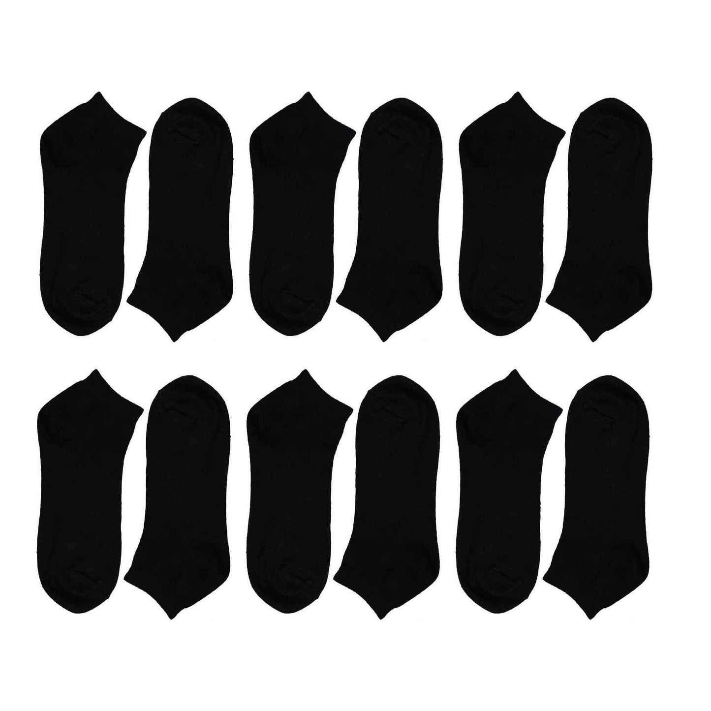 12 Pairs Mens Breathable Sport Trainer Socks with Arch Brace Support and Anti-Crimping Design for Running Gym Workouts Durable Cotton Blend White and Black Sizes UK 6-11 by Sock Stack