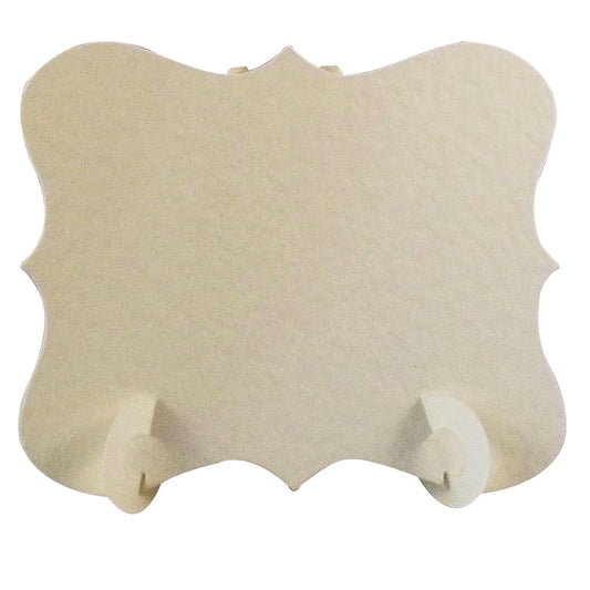24 x Hammered Ivory Elegant Place Cards, Perfect for Stylish Weddings & Parties. Tableware UK Card Crafts