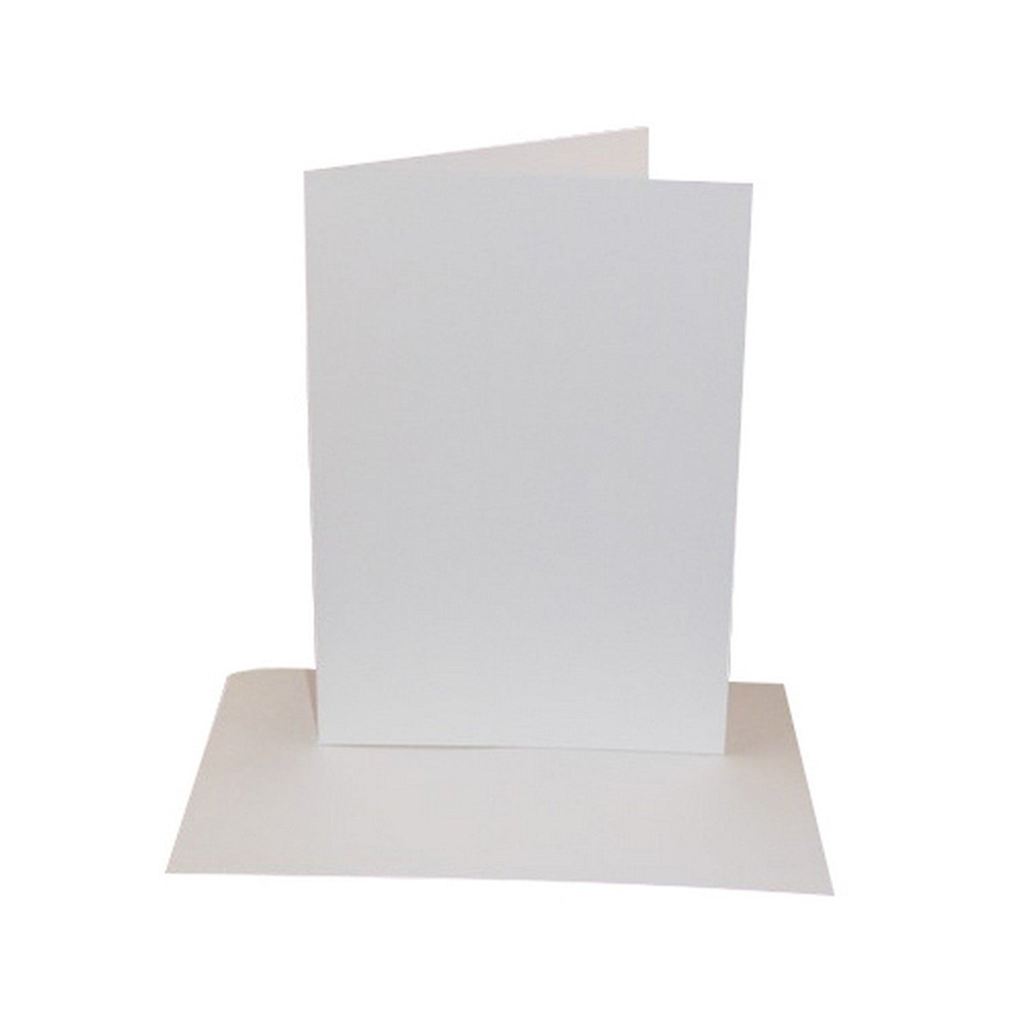 100 5x7 Card Blanks Only - No Envelopes - White - 300gsm