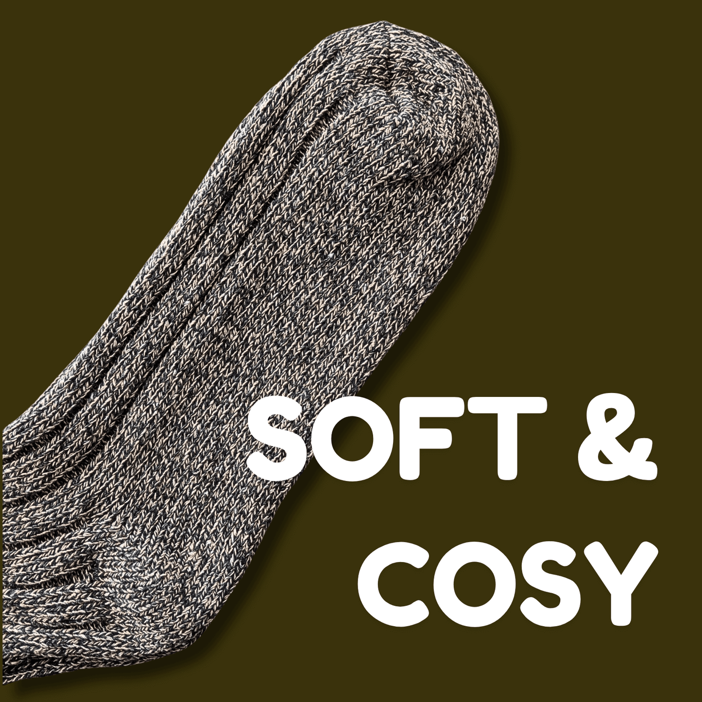 6 Pairs Men's Ultra Chunky Long Wool Thermal Socks for Outdoor Activities Warm Thick Insulated Winter Work Boots Sock UK Sizes 6-11 EU 39-45 Assorted Colours by Sock Stack