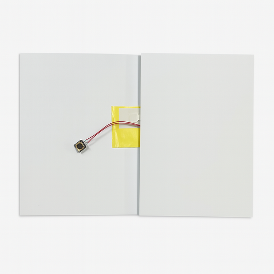 5 x A5 Blank Greeting Cards Made for Audio Modules (Modules Not Included) Stella Weds