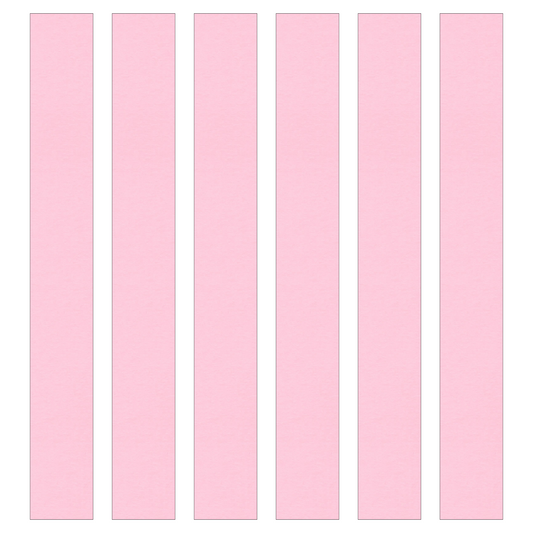 Light Pink Paper Chain Card Strips. 5 Meter / 16 Feet Long. Wedding Party Decor