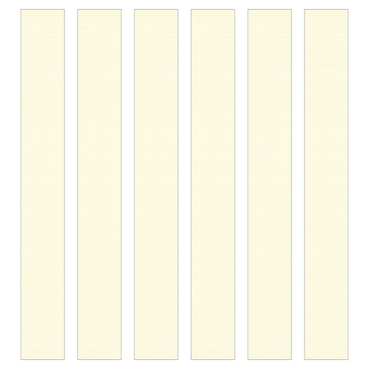 Linen Ivory Paper Chain Card Strips. 5 Meter / 16 Feet Long. Wedding Party Decor