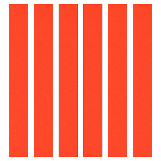 Orange Paper Chain Card Strips. 5 Meter / 16 Feet Long. Wedding Party Decor