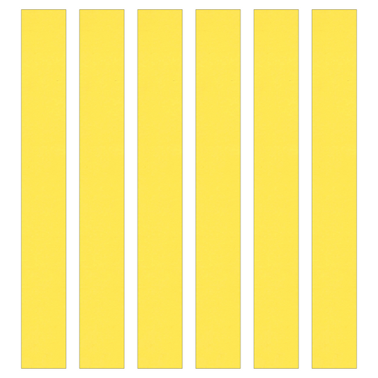 Yellow Paper Chain Card Strips. 5 Meter / 16 Feet Long. Wedding Party Decor