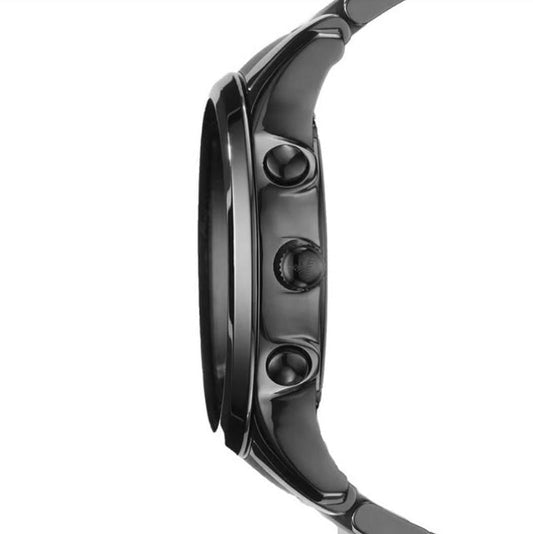 Emporio Armani Men’s Watch Ceramic Black Strap With Black Dial AR1452 Chronograph