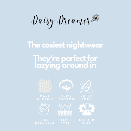 Women's Grey Cotton Pyjama Set with Polka Dot Pants and Frenchie Pugs Print, Long Sleeve Top, Comfortable Loungewear, Soft Breathable Fabric, Hypoallergenic, Stylish Sleepwear by Daisy Dreamer