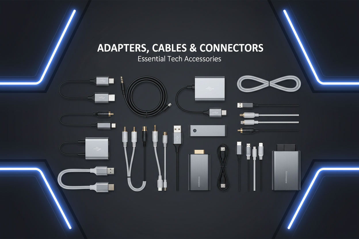 Adapters, Cables & Connectors