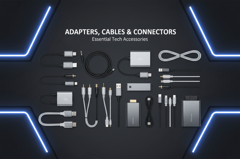 Adapters, Cables & Connectors