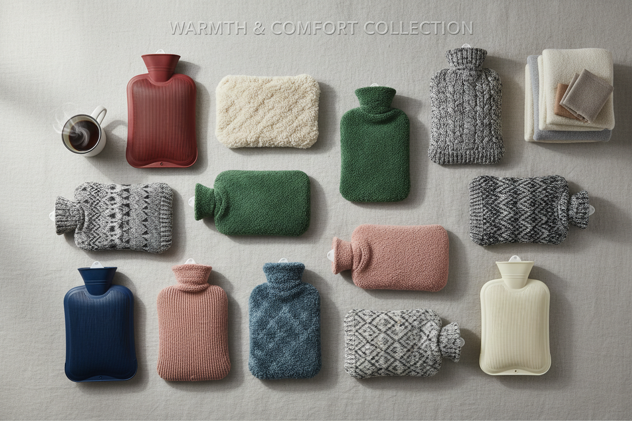 Hot Water Bottle with Covers