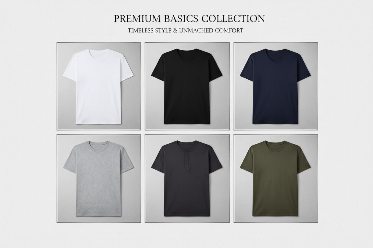 Men’s T-Shirts and Vests | Cotton, Graphic, Plain & Slim Fit Tees