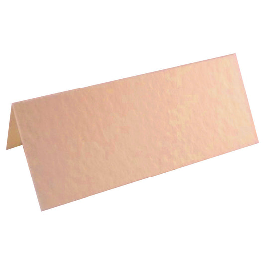 100 X Hammered Cream Blank Table Name Place Cards For Weddings & Parties