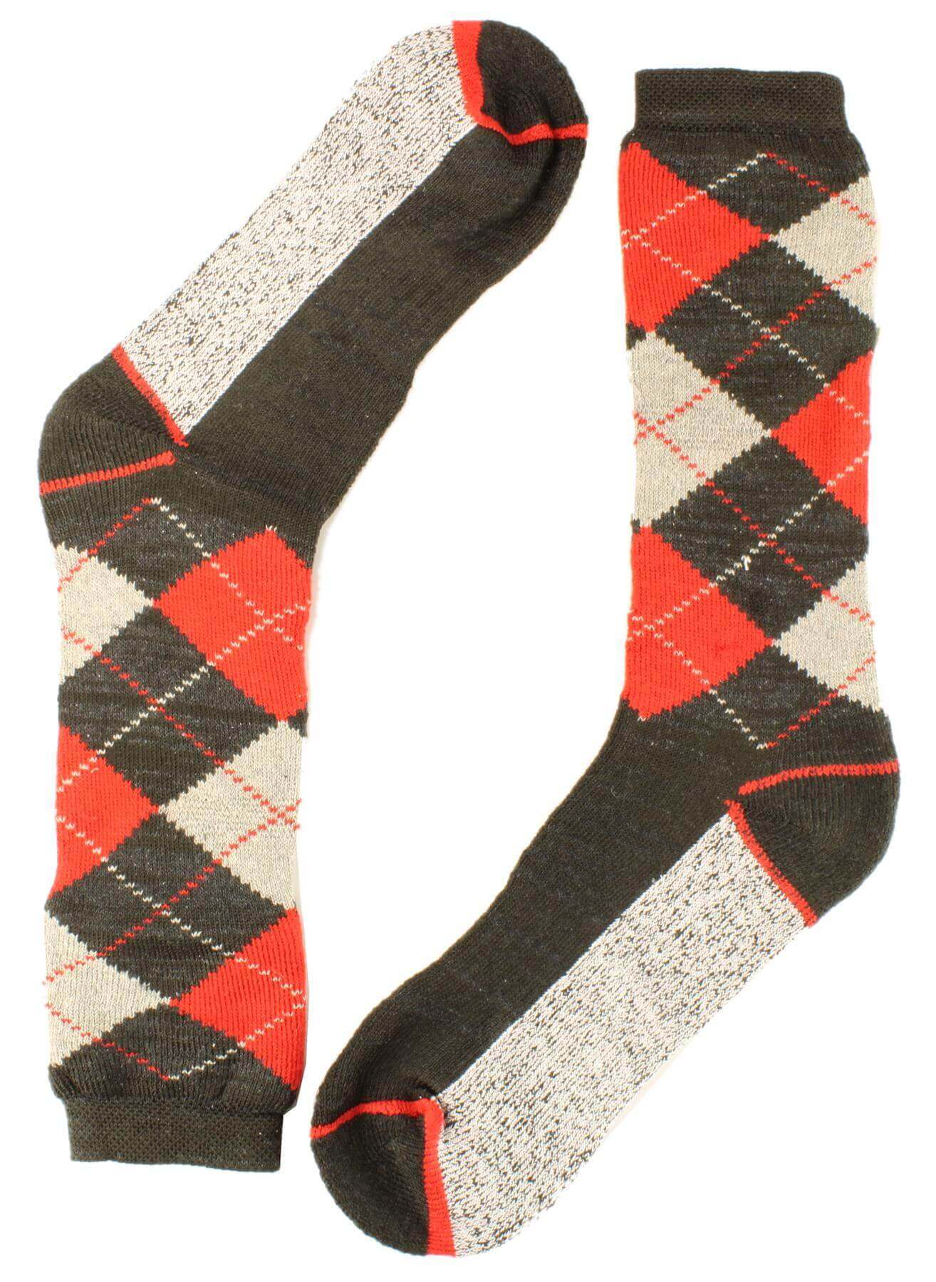 12 Pack Men's Thermal Merino Wool Work Boot Socks Reinforced Heel and Toe Warm Breathable for Hiking Winter Wear Moisture-Wicking Odor-Resistant by Sock Stack