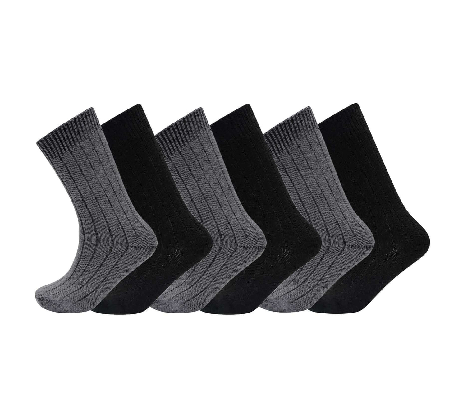 12 Pack Men's Thermal Merino Wool Work Boot Socks Reinforced Heel and Toe Warm Breathable for Hiking Winter Wear Moisture-Wicking Odor-Resistant by Sock Stack