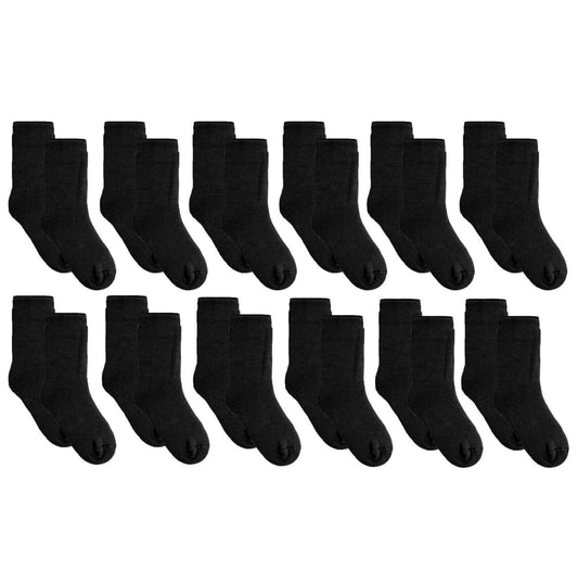 12 Pairs Men's Thermal Work Boot Socks Thick Warm Cushioned Reinforced Durable for Construction and Hiking Cold Weather by Sock Stack