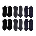 Sock Stack Mens Trainer Socks 12 Pairs Breathable Cotton Blend Arch Support Anti Crimping
