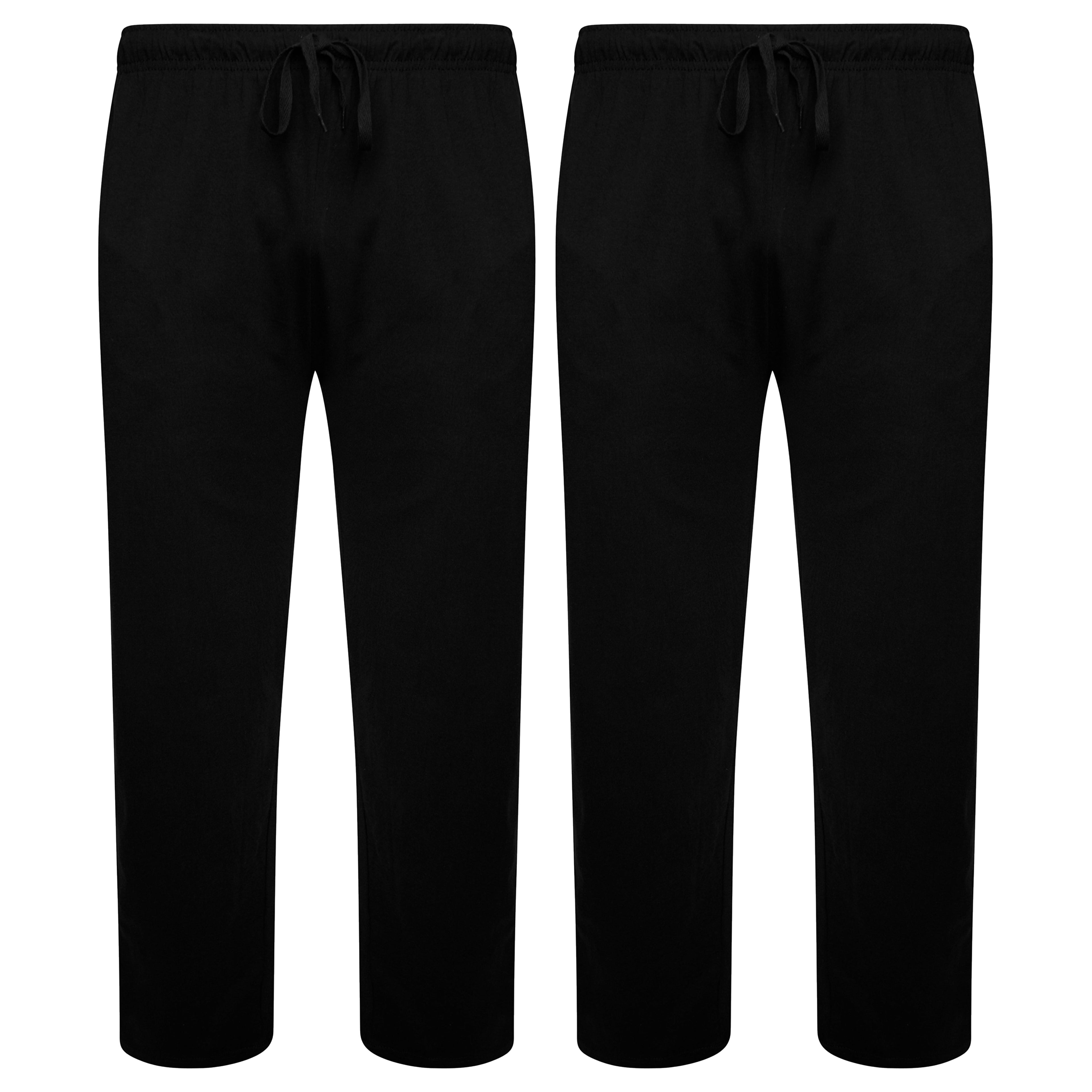 Sock Stack 2 Pack Mens Cotton Lounge Bottoms Stretchable PJ Pants Durable Cosy Cosy Super Soft Lounge Comfort