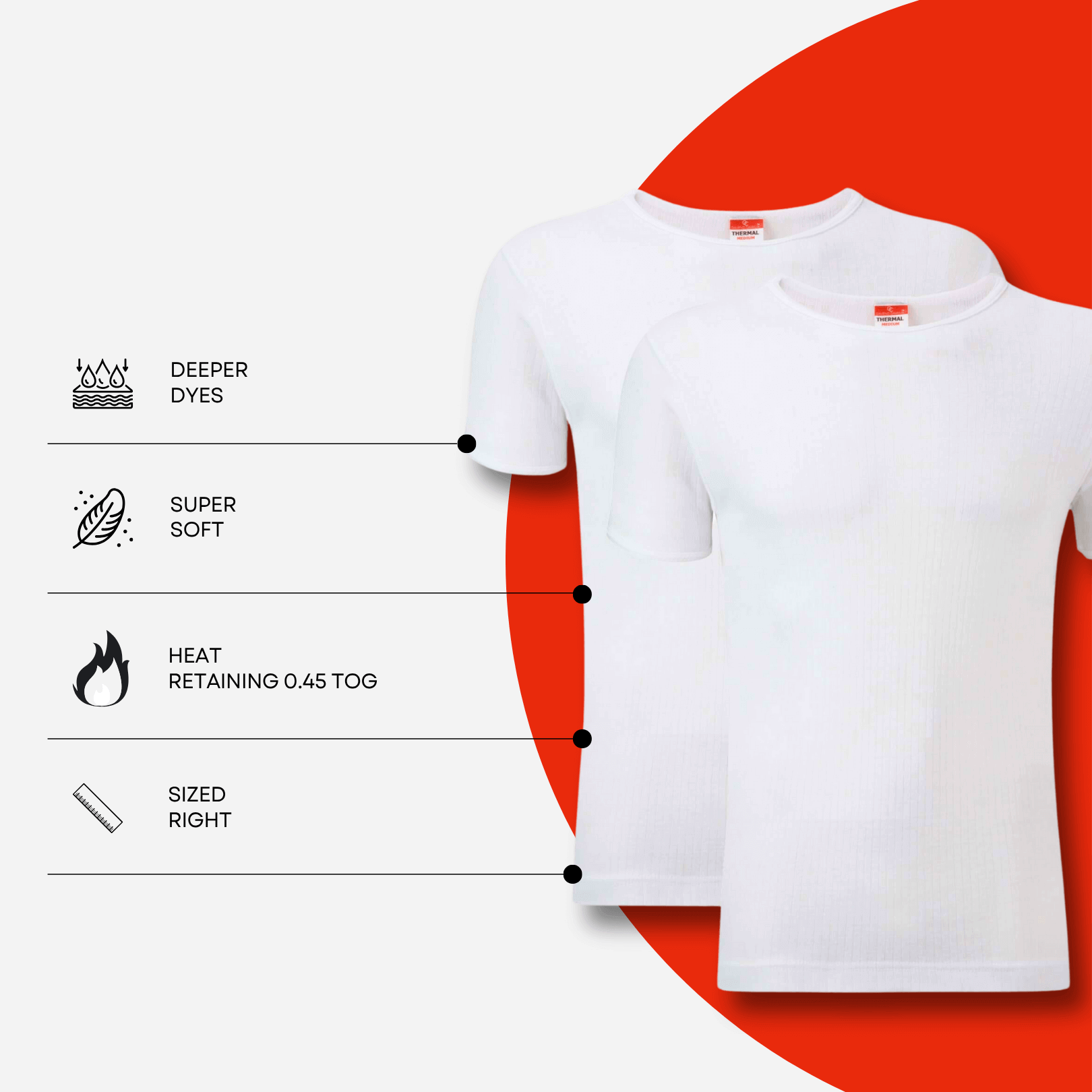 Heatwave Thermalwear Men's Long Johns 2 Pack Brushed Insulated Baselayer Warm For Running Hiking White Black Grey Navy Size S XXL