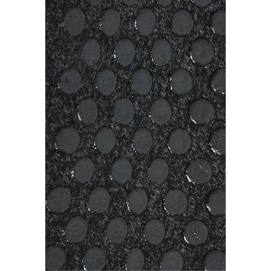 2 Pairs Men's Merino Wool Fleece Lined Slipper Socks Non-Slip Grips Cozy Winter Lounge Socks Tall Black Navy by Sock Stack