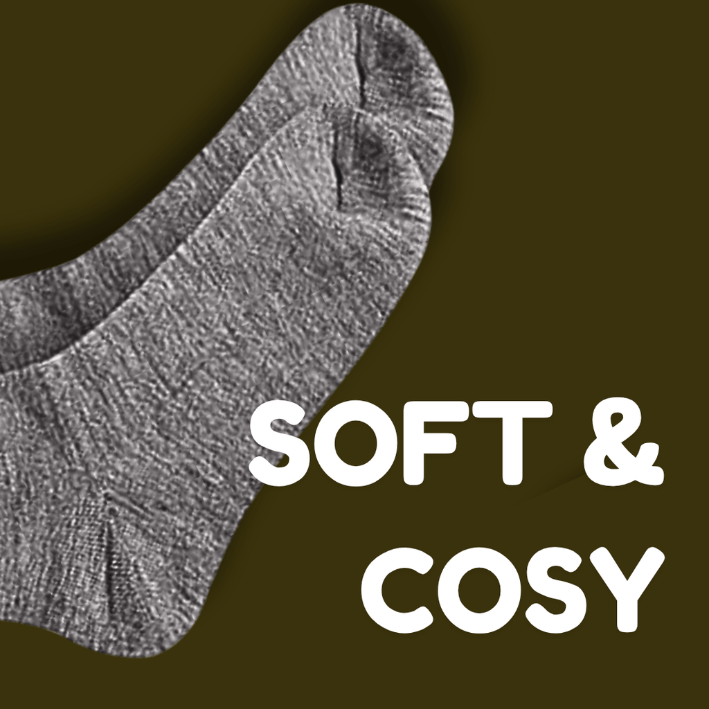 Sock Stack Men's Thermal Fluffy Bed Socks 6 Pairs Ultra Soft Insulated Warm Lounging And Sleeping UK Sizes 6 To 11 Cozy Plush Design