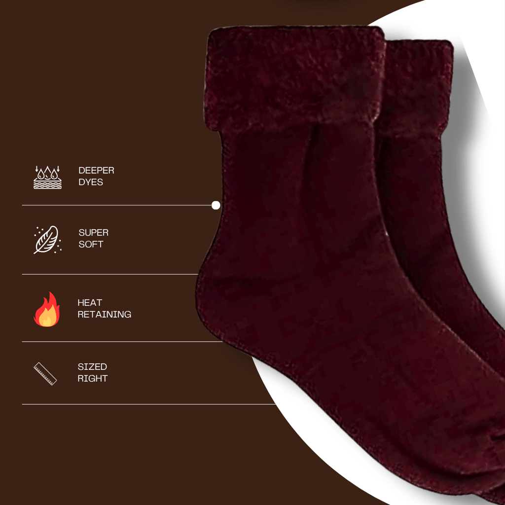 Sock Stack Mens Thermal Bed Socks Pack Of 3 Fluffy Soft Warm Cosy For Cold Nights UK Size