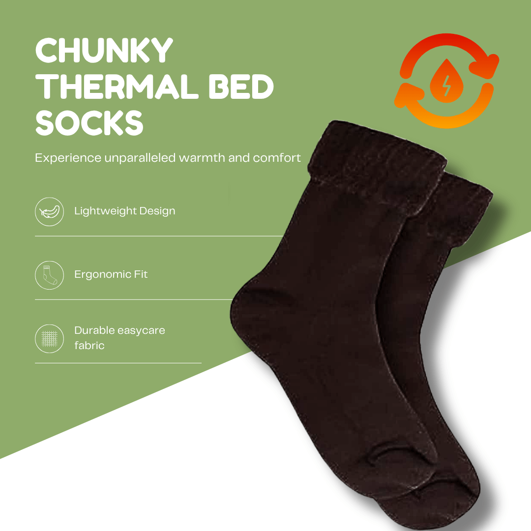 3 Pairs Mens Super Soft Fluffy Thermal Bed Socks Warm Cozy Stylish Designs UK Sizes 6-11 Perfect Gift by Sock Stack