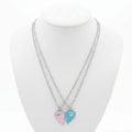 Honey Love Couple Pendant Necklace – Romantic Matching Jewelry Gift for Him & He