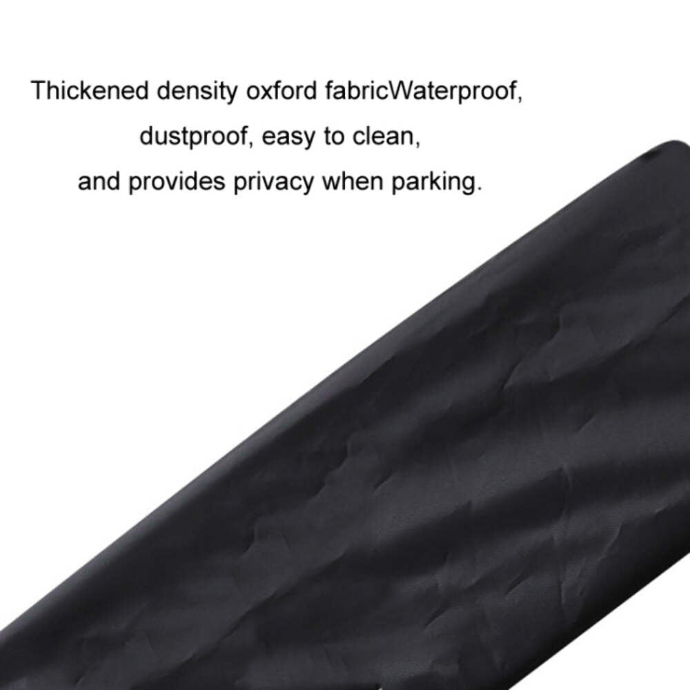 1pair Dustproof Waterproof Thickened Oxford Cloth License Plate Cover