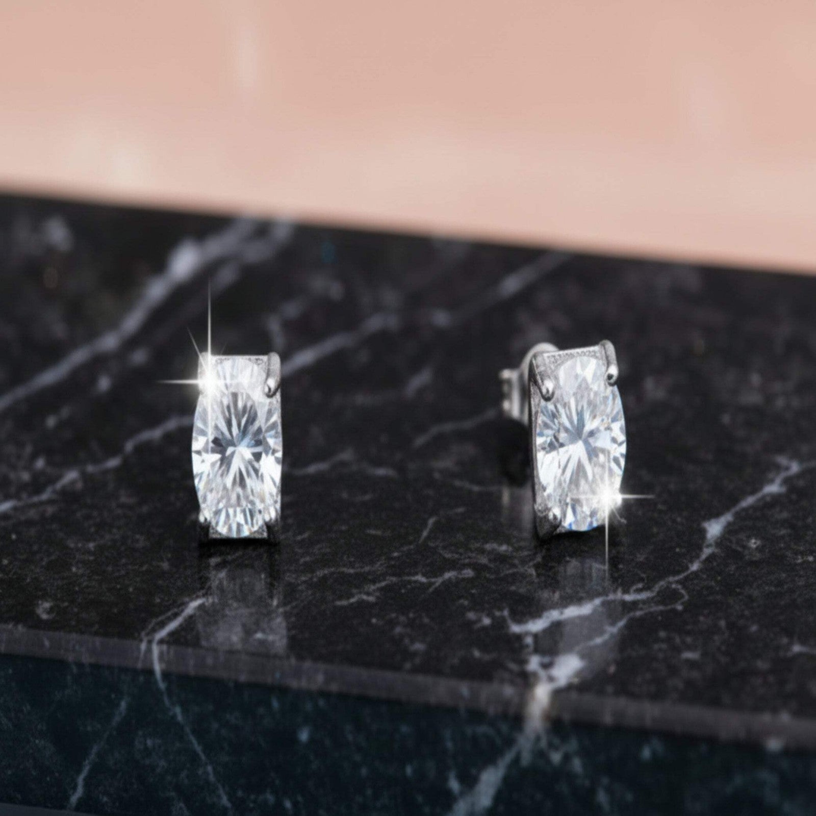 Women's Solid Silver Modern Earrings – Fashionable Minimalist Jewelry, Lightweig
