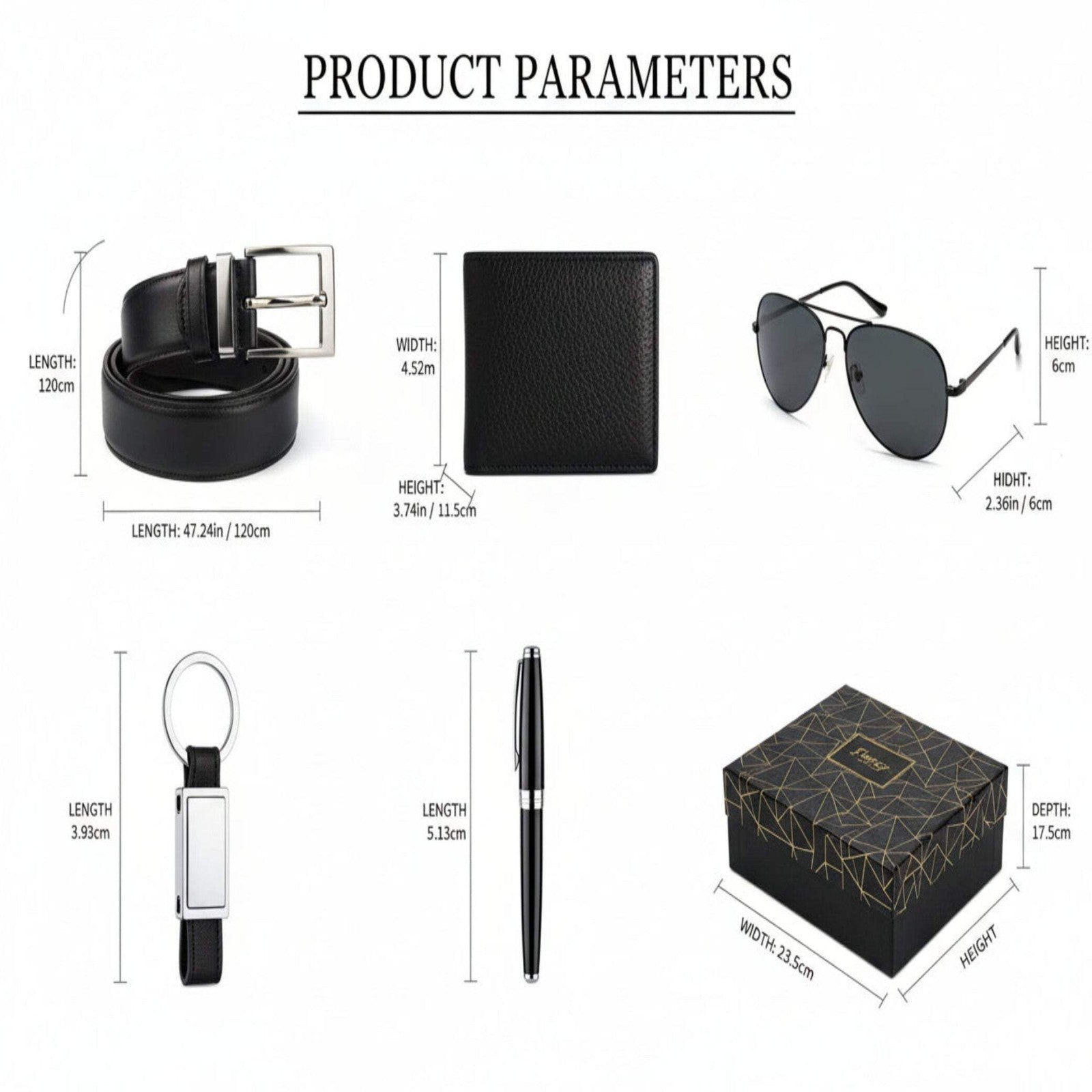 Men’s Matching Accessories Set – Stylish Gift for Him, Perfect Birthday, Anniver