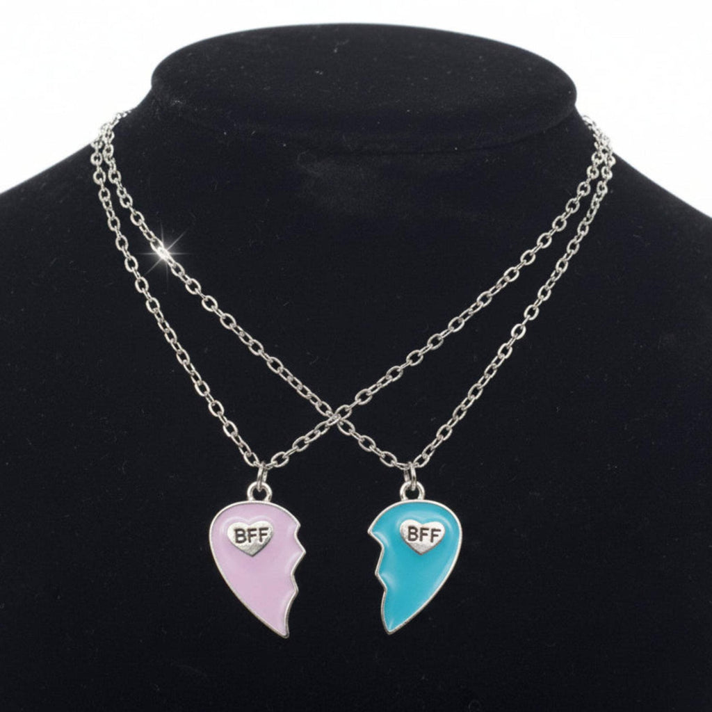 Honey Love Couple Pendant Necklace – Romantic Matching Jewelry Gift for Him & He