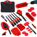 Car Cleaning Brush Set Power Drill Attachment For Vent Details Detail Brush With