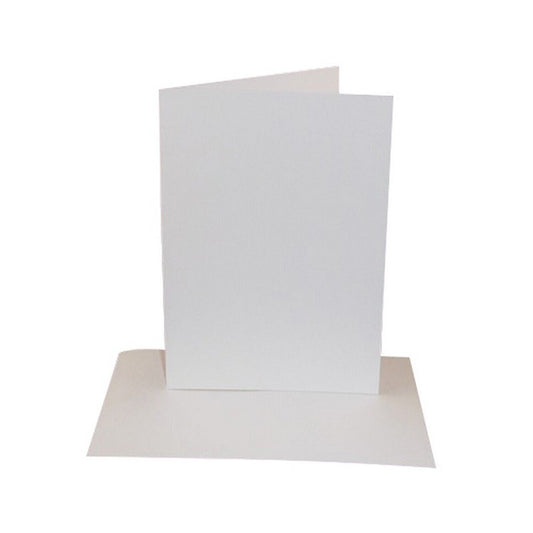 A6 Coloured Greeting Card Blanks & Envelopes - Choose Colour & Quantity