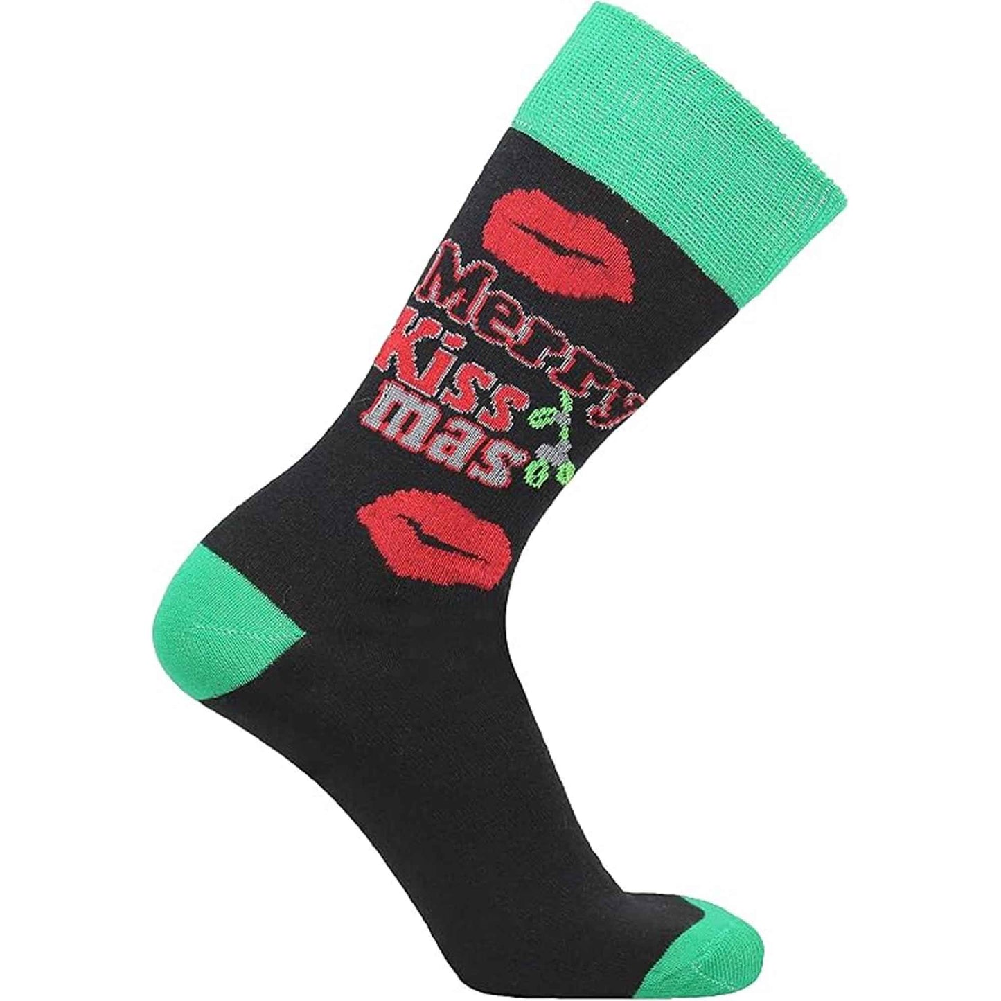 6 Pack Men's Christmas Socks Cotton Rich Holiday Designs Festive Santa Snowman Holly Turkey Comfortable Warm Gift UK 6-11 EUR 39-45 by Sock Stack