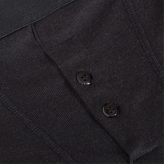 6 Pairs Mens Black Boxer Short Ribbed Boxers Cotton Stretch Boxershorts Underwear MB09 by Sock Stack