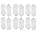 Sock Stack Men's Trainer Socks 6 Pairs Lightweight Cotton Blend Ankle With Arch Support