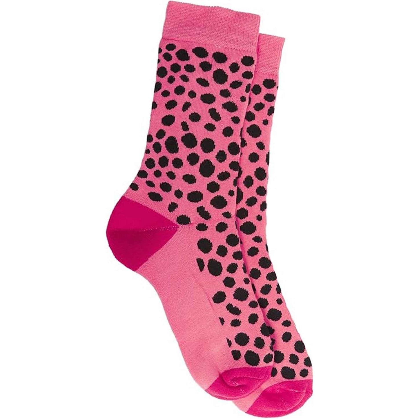 6 Pairs Women's Cotton Rich Animal Print Boot Socks with Reinforced Heel and Toe for Hiking and Walking UK Size 4-7 by Sock Stack