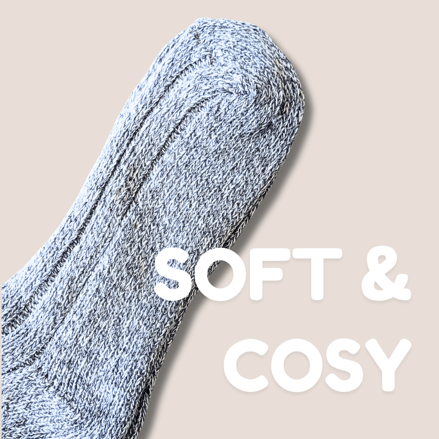 6 Pairs Women's Ultra Chunky Wool Thermal Socks for Outdoor Activities Warm Thick Insulated Winter Work Boots Sock Size UK 4-7 EU 37-40 Assorted Colours by Sock Stack