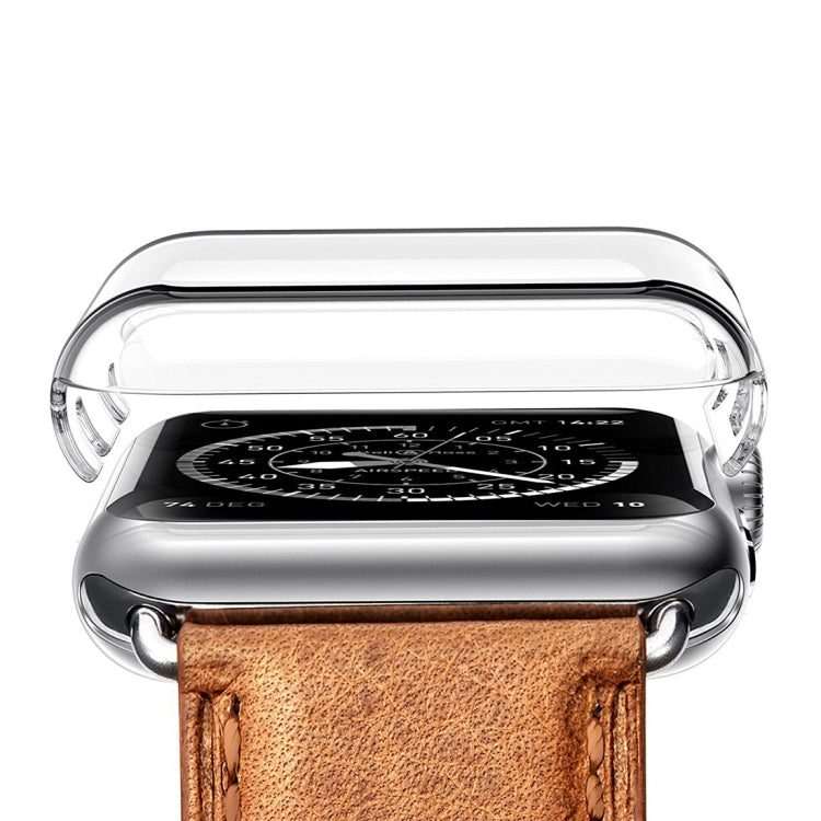 For Apple Watch Series 3 42mm Transparent PC Protective Case