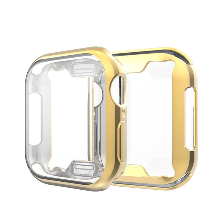 Full Coverage Plating TPU Case For Apple Watch Series 6 / 5 / 4 / Watch SE 44mm, For Apple Watch Series 6 / 5 / 4 / Watch SE 44mm
