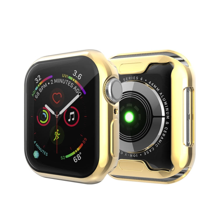 Full Coverage Plating TPU Case For Apple Watch Series 6 / 5 / 4 / Watch SE 44mm, For Apple Watch Series 6 / 5 / 4 / Watch SE 44mm