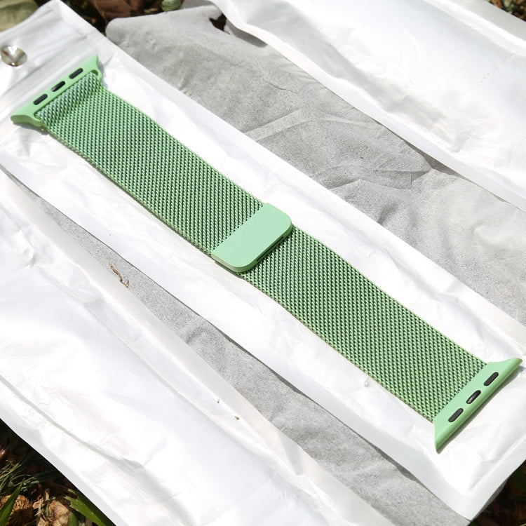For Apple Watch Ultra 49mm&Watch Ultra 2 49mm / Series 10 46mm / 9&8&7 45mm / SE 3&SE 2&6&SE&5&4 44mm / 3&2&1 42mm Color-changing Magnetic Nylon Watch Band, 44mm