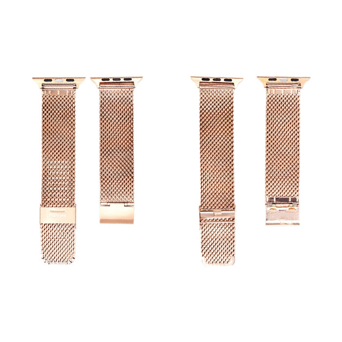 304 Stainless Steel Milanese Watch Band with Connector For Apple Watch Series 10 42mm / 9&8&7 41mm / SE 3&SE 2&6&SE&5&4 40mm / 3&2&1 38mm, For Apple Watch Series 7  41mm / & 6 & SE & 5 & 4 40mm