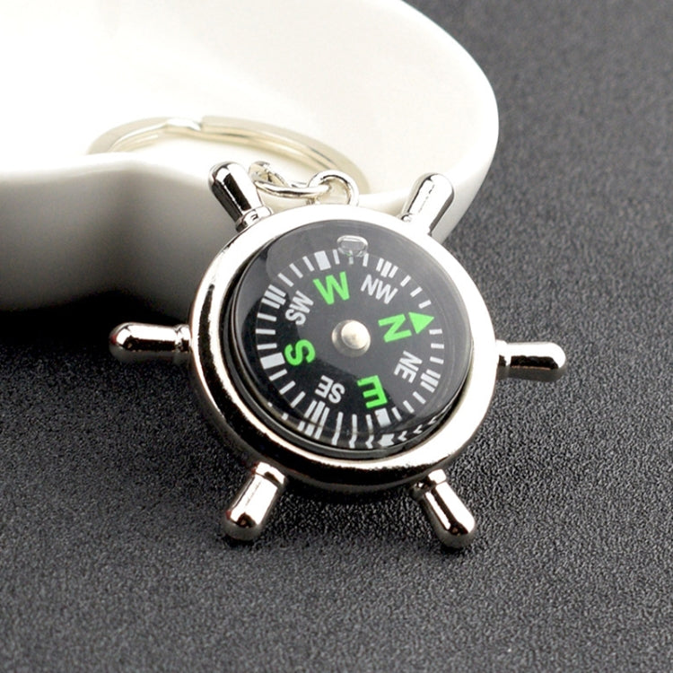 Creative Rudder Compass Style Keychain
