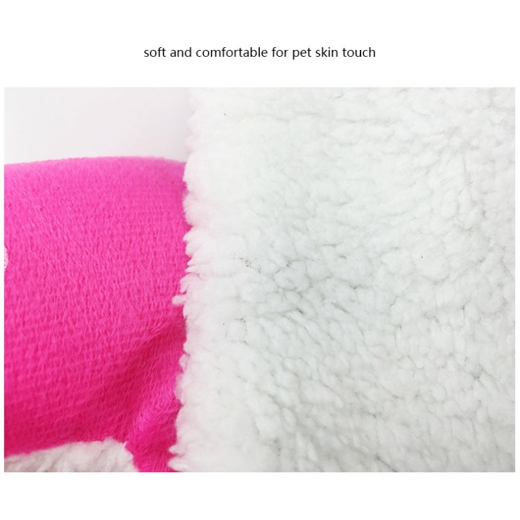 Strawberry Shaped Foldable Short Plush Pet House Nest, Size: L, Pink, Size L, Blue, Size L, Purple, Size L, Dark Blue, Size L, Red, Size L