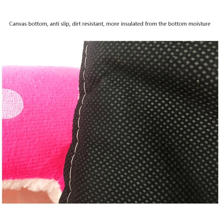 Strawberry Shaped Foldable Short Plush Pet House Nest, Size: L, Pink, Size L, Blue, Size L, Purple, Size L, Dark Blue, Size L, Red, Size L