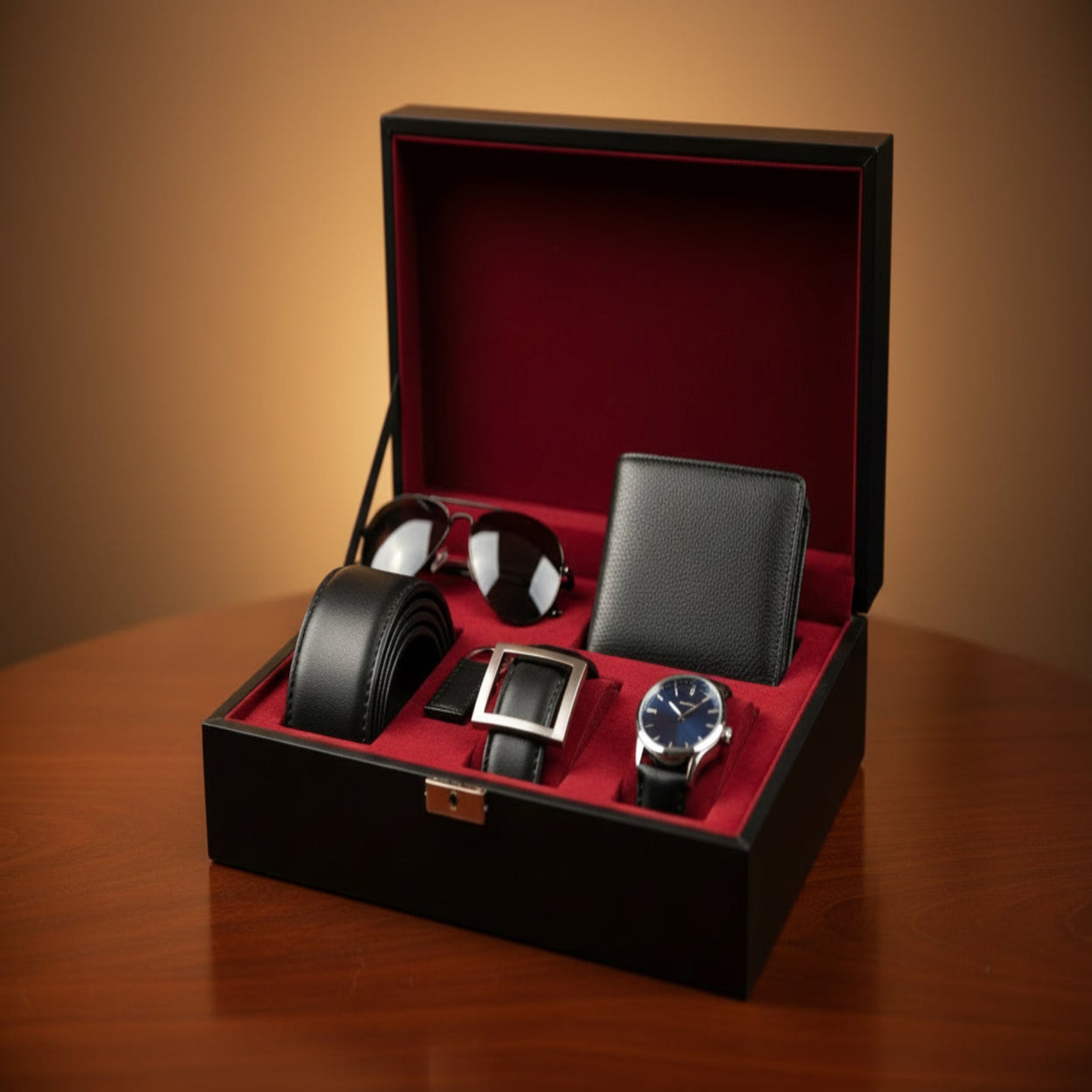 Men’s Matching Accessories Set – Stylish Gift for Him, Perfect Birthday, Anniversary & Holiday Present