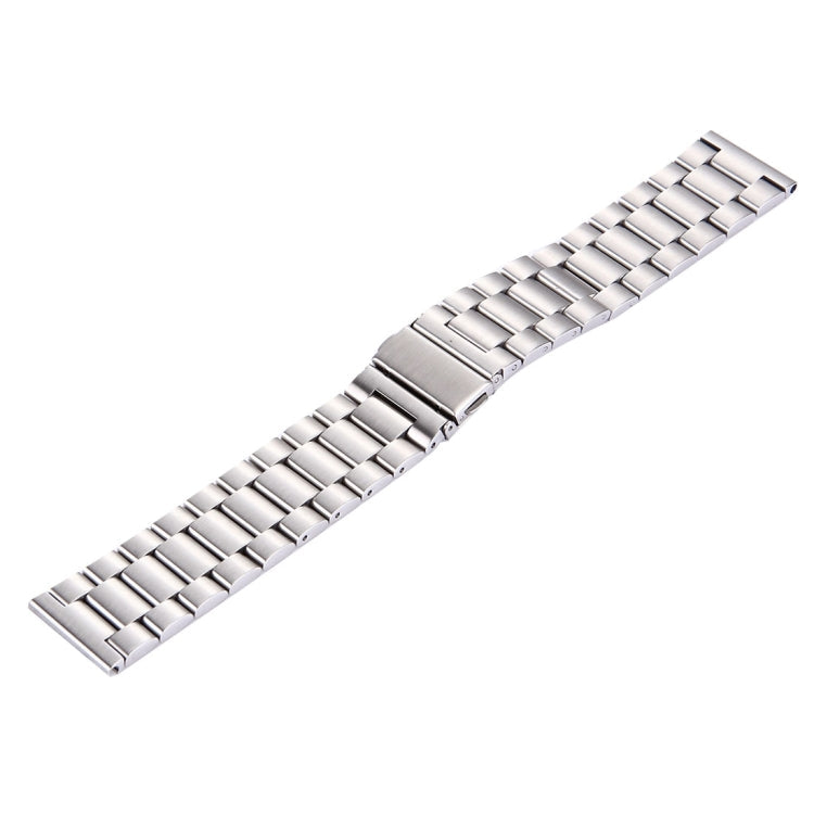 Edelstahl-Uhrenarmband mit Schmetterlingsschließe und 3 Gliedern für Fitbit Blaze Smartwatch
