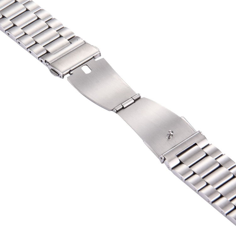 Edelstahl-Uhrenarmband mit Schmetterlingsschließe und 3 Gliedern für Fitbit Blaze Smartwatch