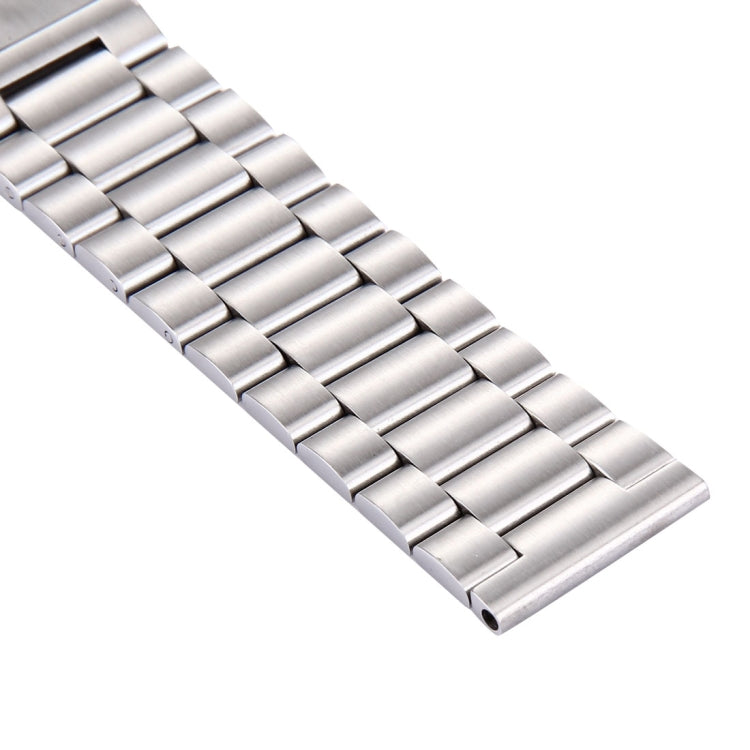 Edelstahl-Uhrenarmband mit Schmetterlingsschließe und 3 Gliedern für Fitbit Blaze Smartwatch